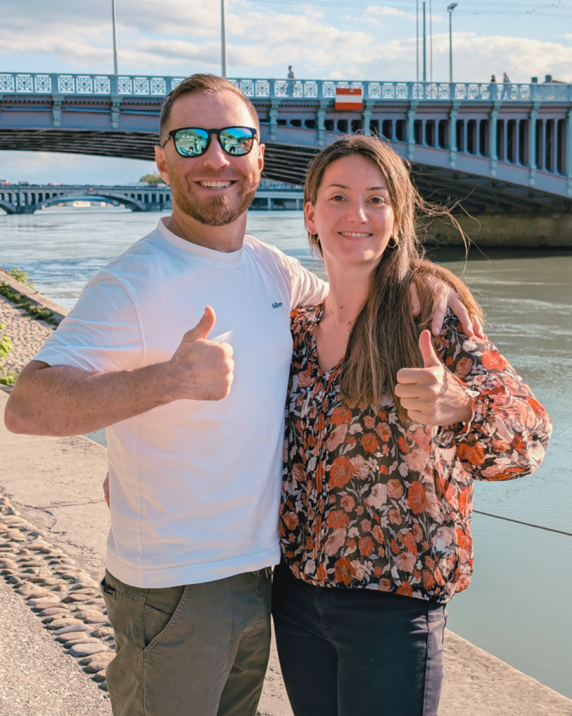 Photo de Lucile et Julien, gérants de LJ Homes Lyon